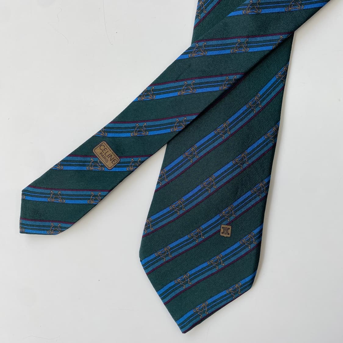 셀린느(celine) 심플로고 명품 정품 넥타이 상품이미지1