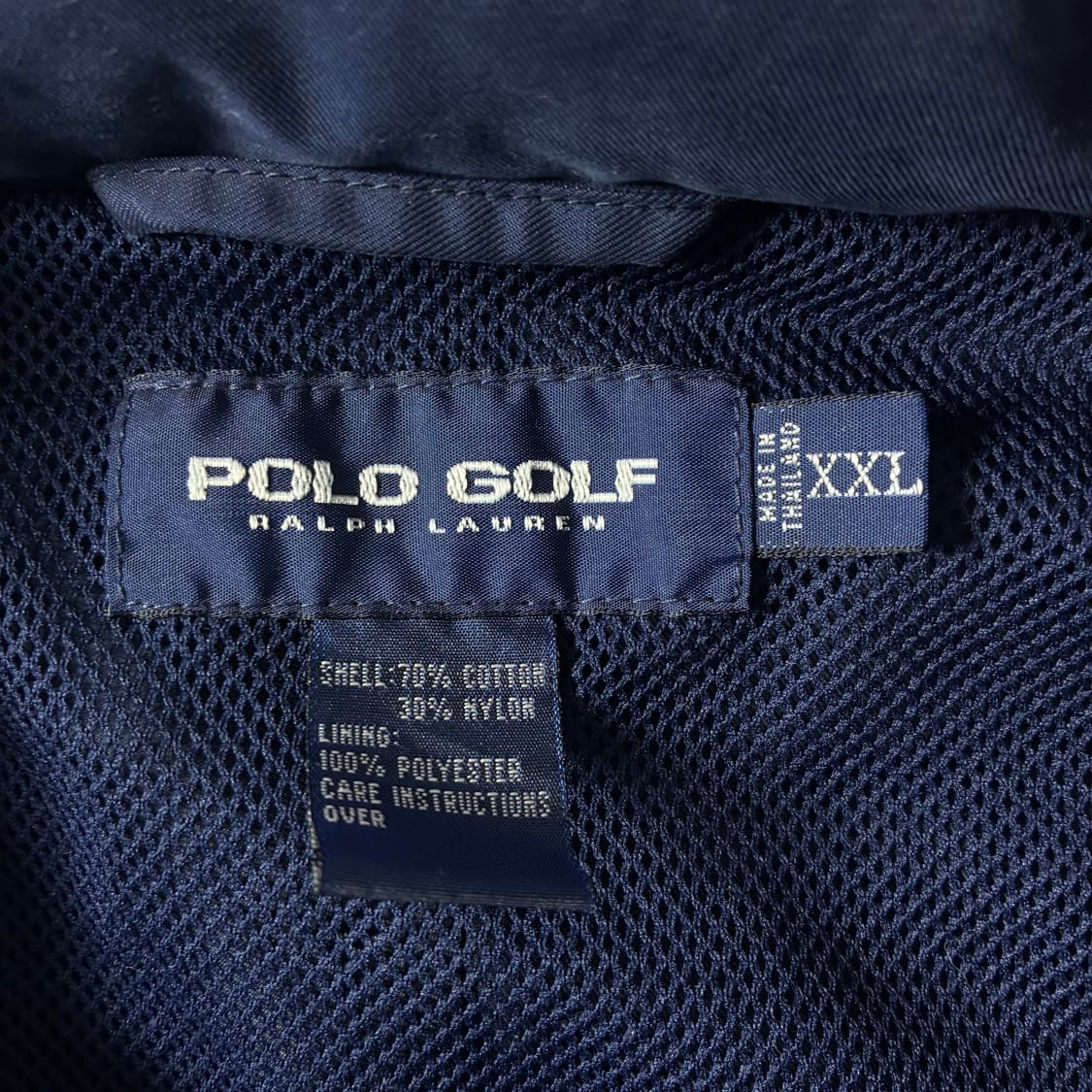 Polo  폴로 골프 코튼 나일론 네이비 바람막이 자켓  상품이미지6