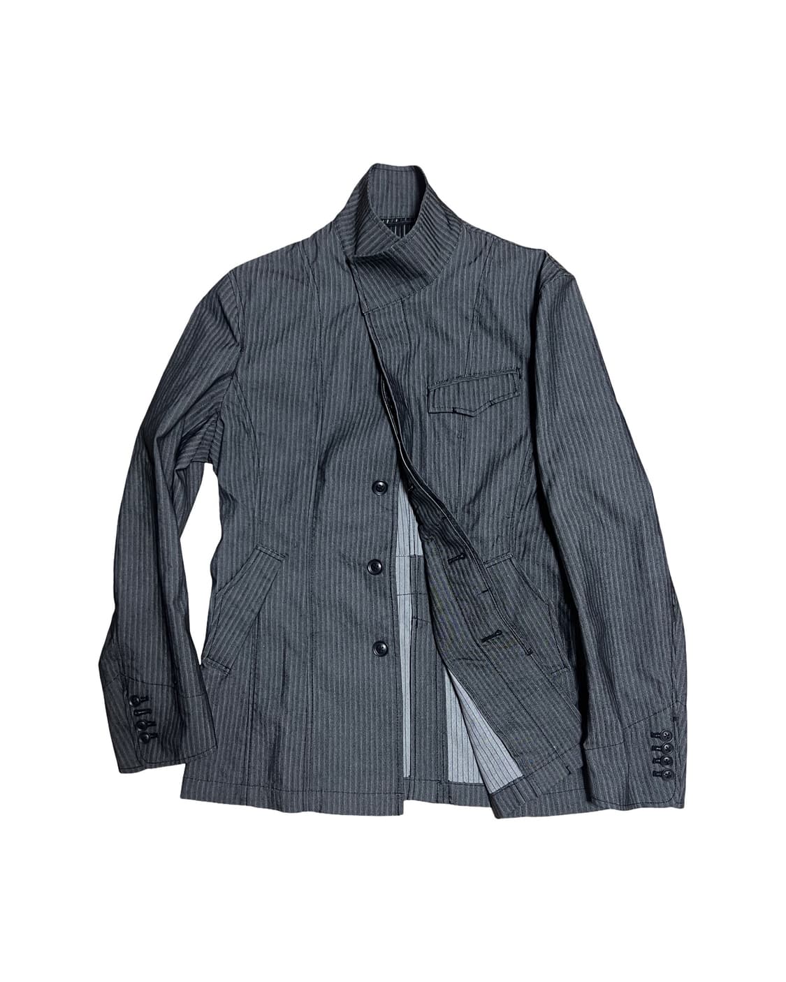 Jofio Asymmetric Stripe Jacket 상품이미지1