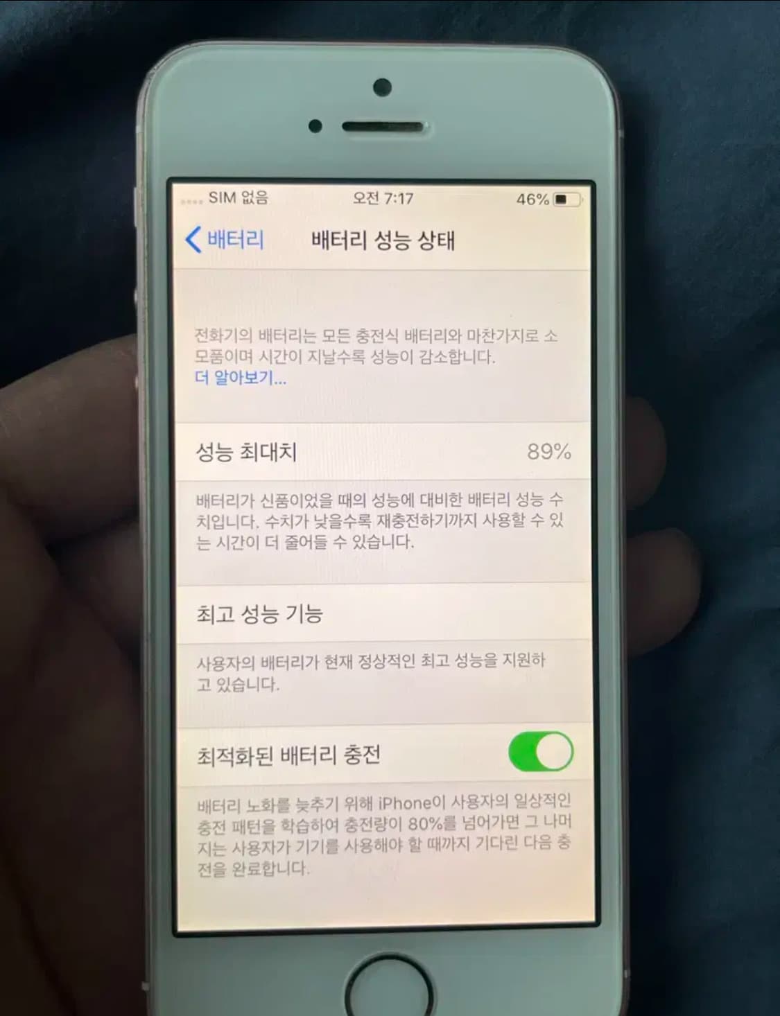 아이폰SE 로즈골드 64GB 상품이미지6