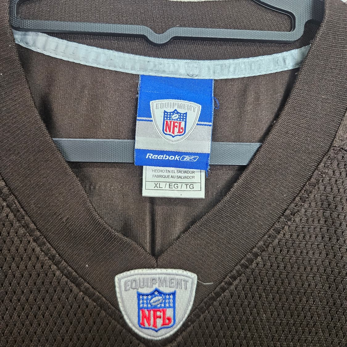 리복 NFL 클리블랜드 브라운스 풋볼 져지 XL 상품이미지6