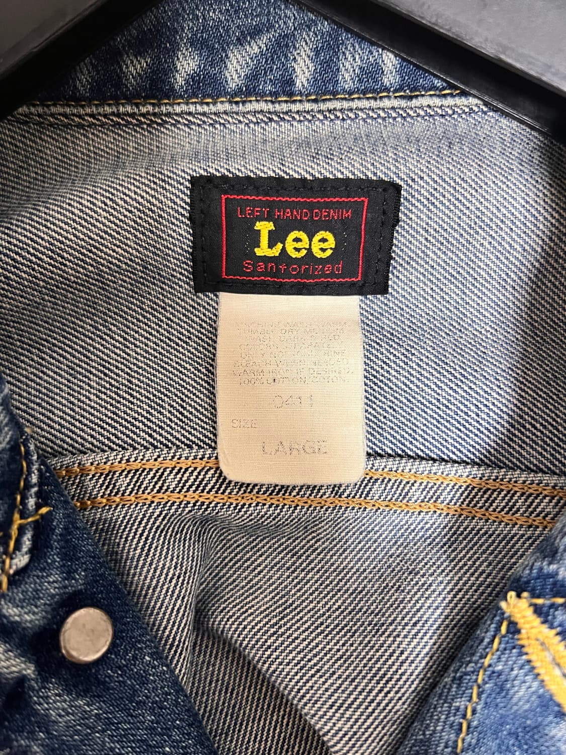 Lee 101j 스타일 빈티지 데님 자켓 0411 상품이미지4