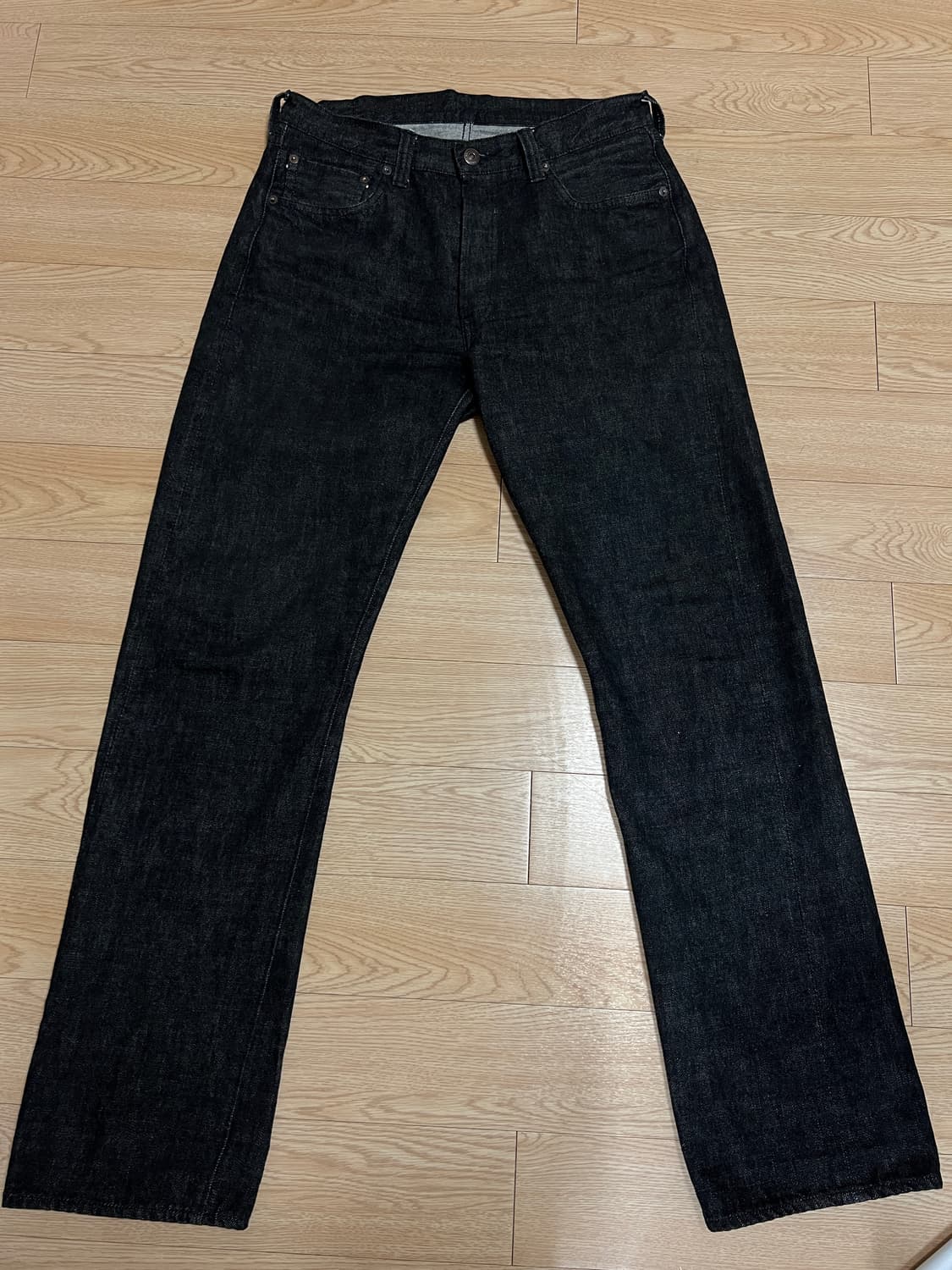 풀카운트 1101 bkwh 블랙화이트 셀비지데님 30x32 상품이미지1