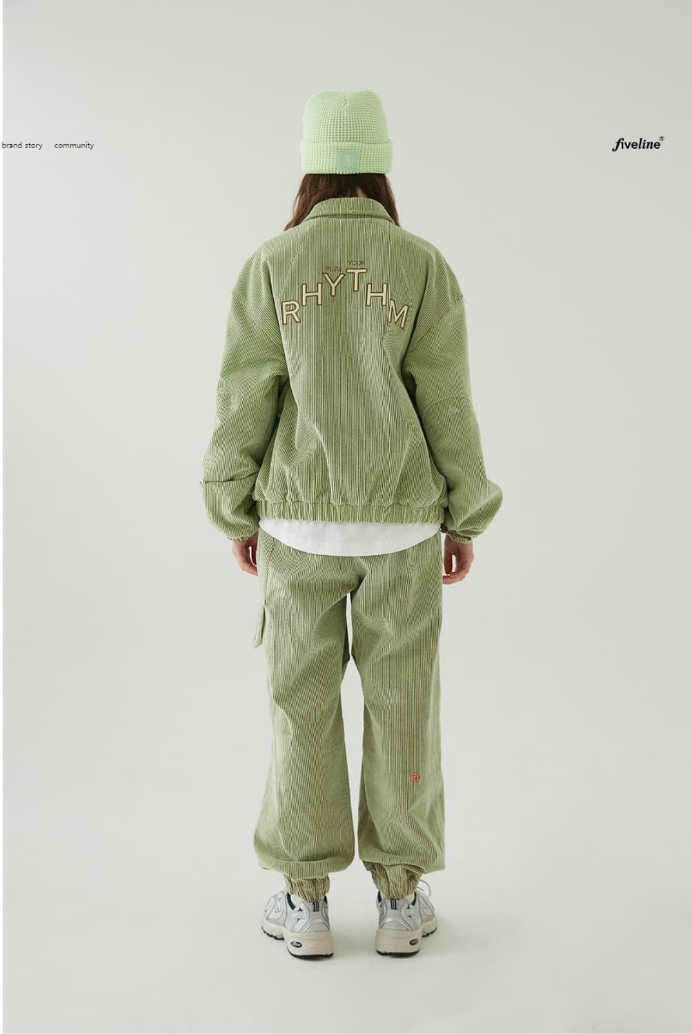 fiveline 코듀로이 셋업 (자켓+바지) 상품이미지2