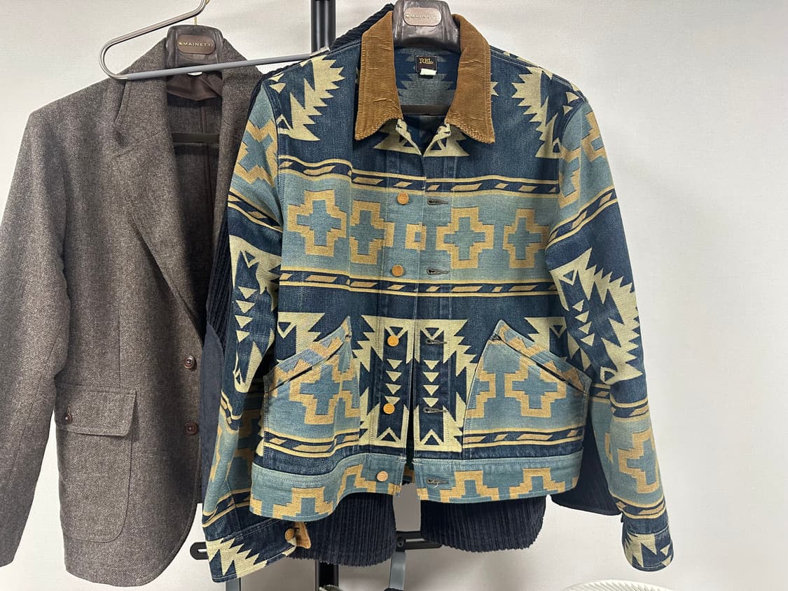 RRL 더블알엘 자카드 데님 자켓 상품이미지3