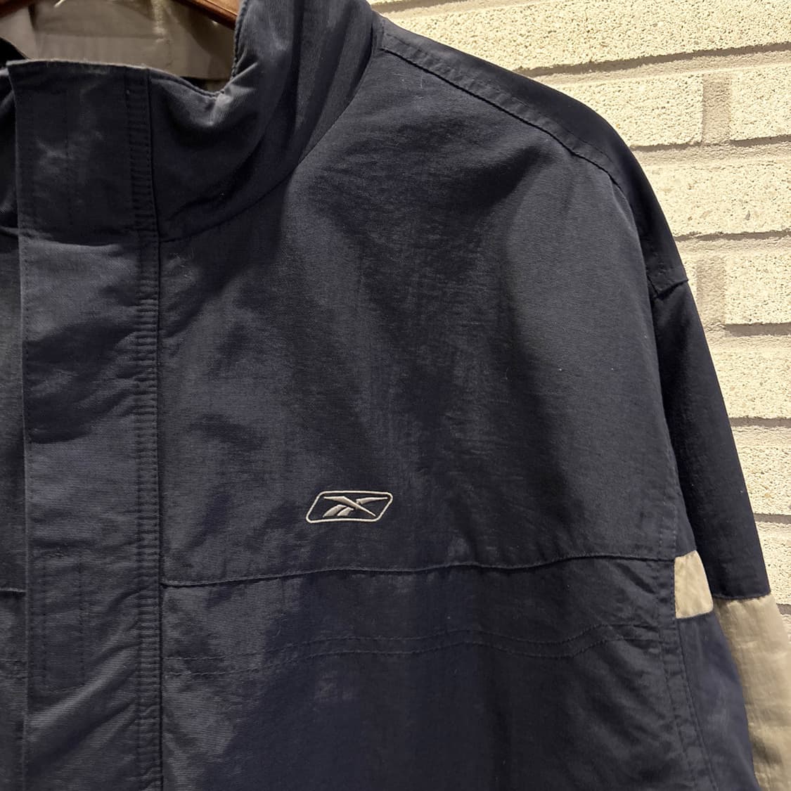 Reebok 리복 00s 퍼포먼스 집업 점퍼 로고 레터링 디테일 네이비 상품이미지6