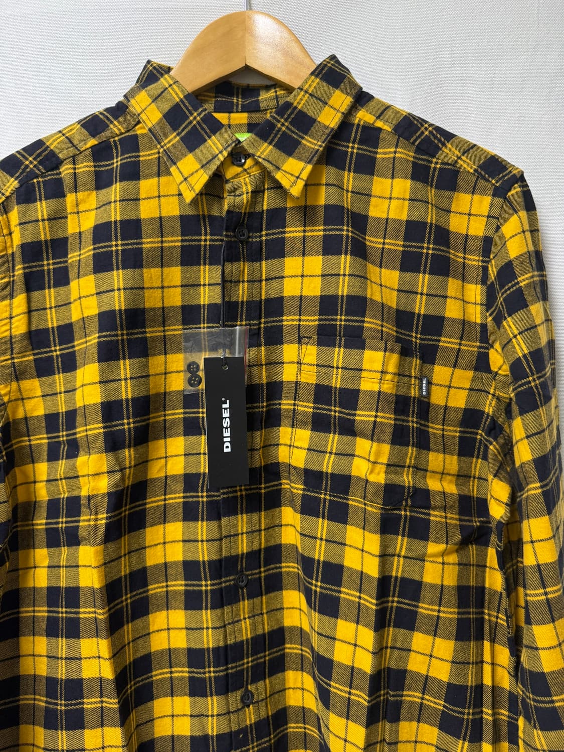 Diesel 디젤 체크 패턴 셔츠 L 새상품 상품이미지4