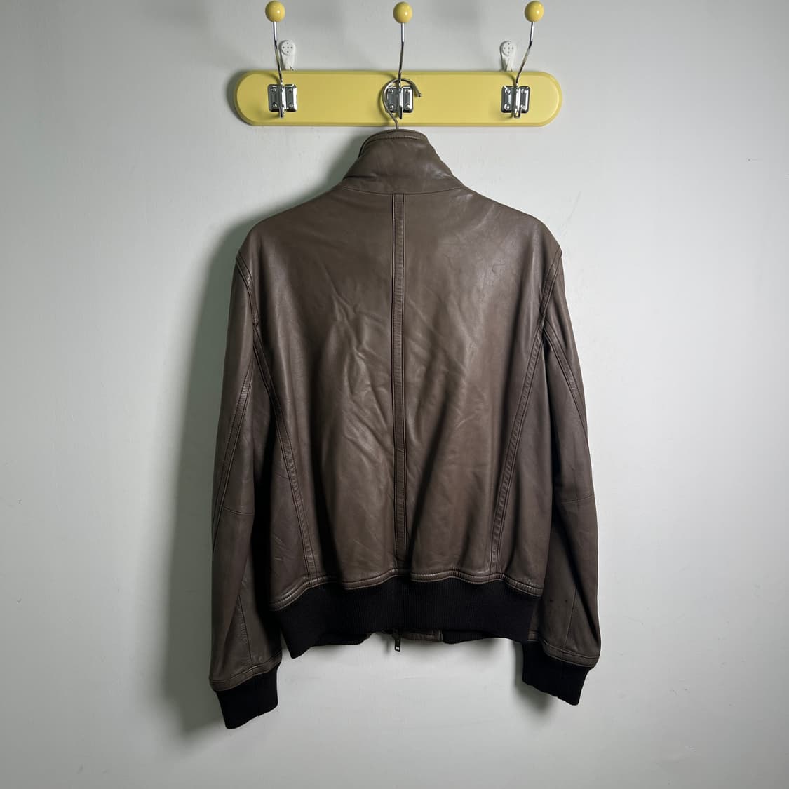 어반리서치 딥브라운 양가죽 블루종 자켓 L 상품이미지2