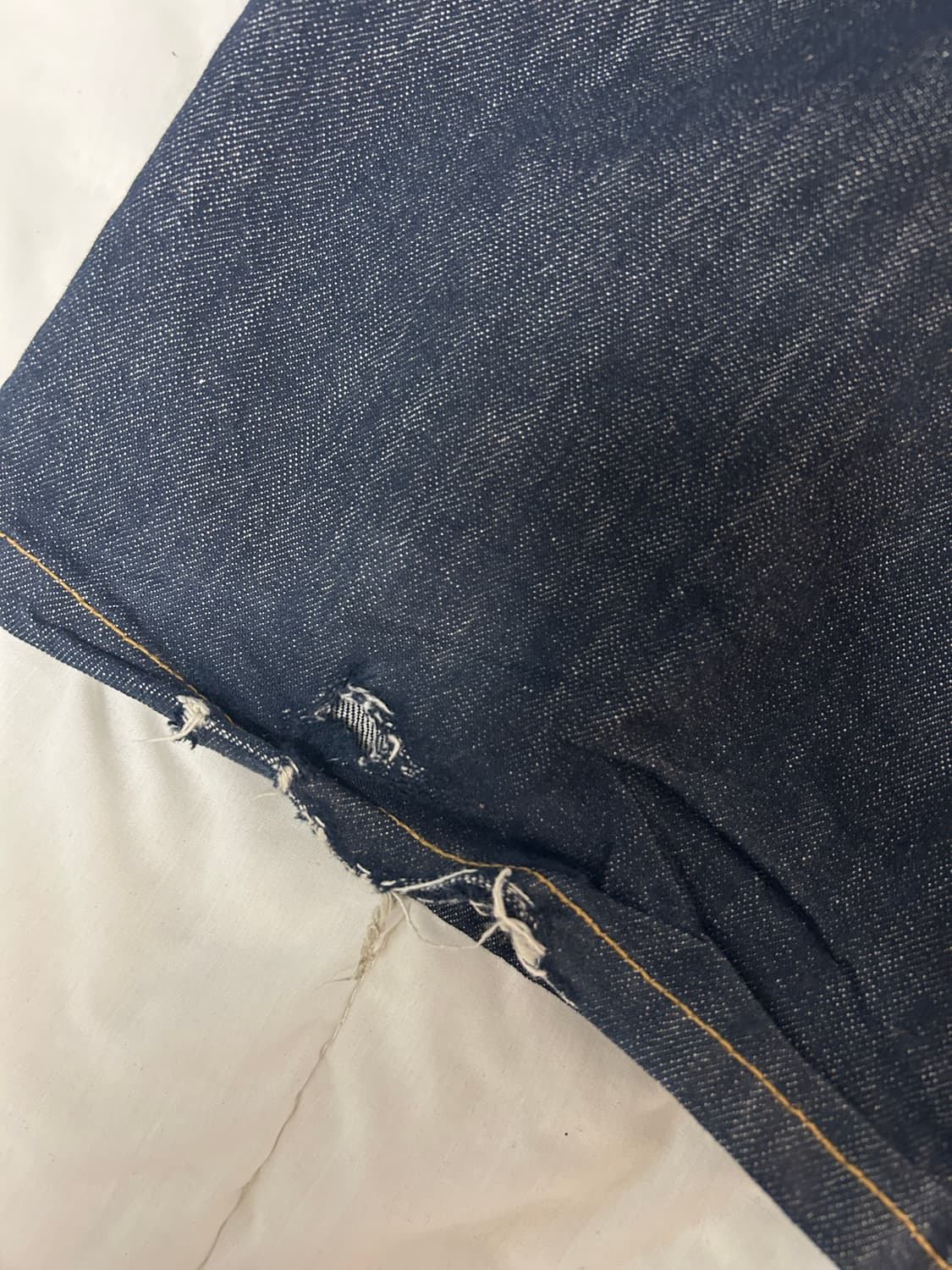 denim holics 생지 셀비지 배기 데님 팝니다 (정품) 상품이미지6