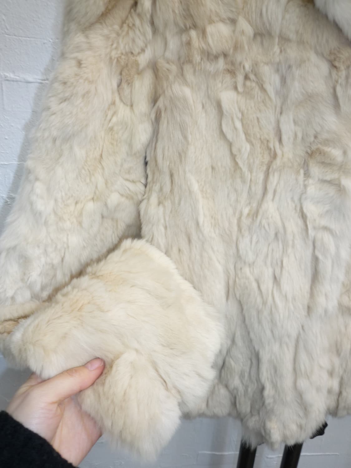 ivory milk fur jacket 상품이미지6