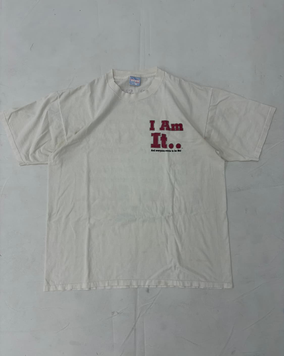 90s I Am It Tee (white) 상품이미지1