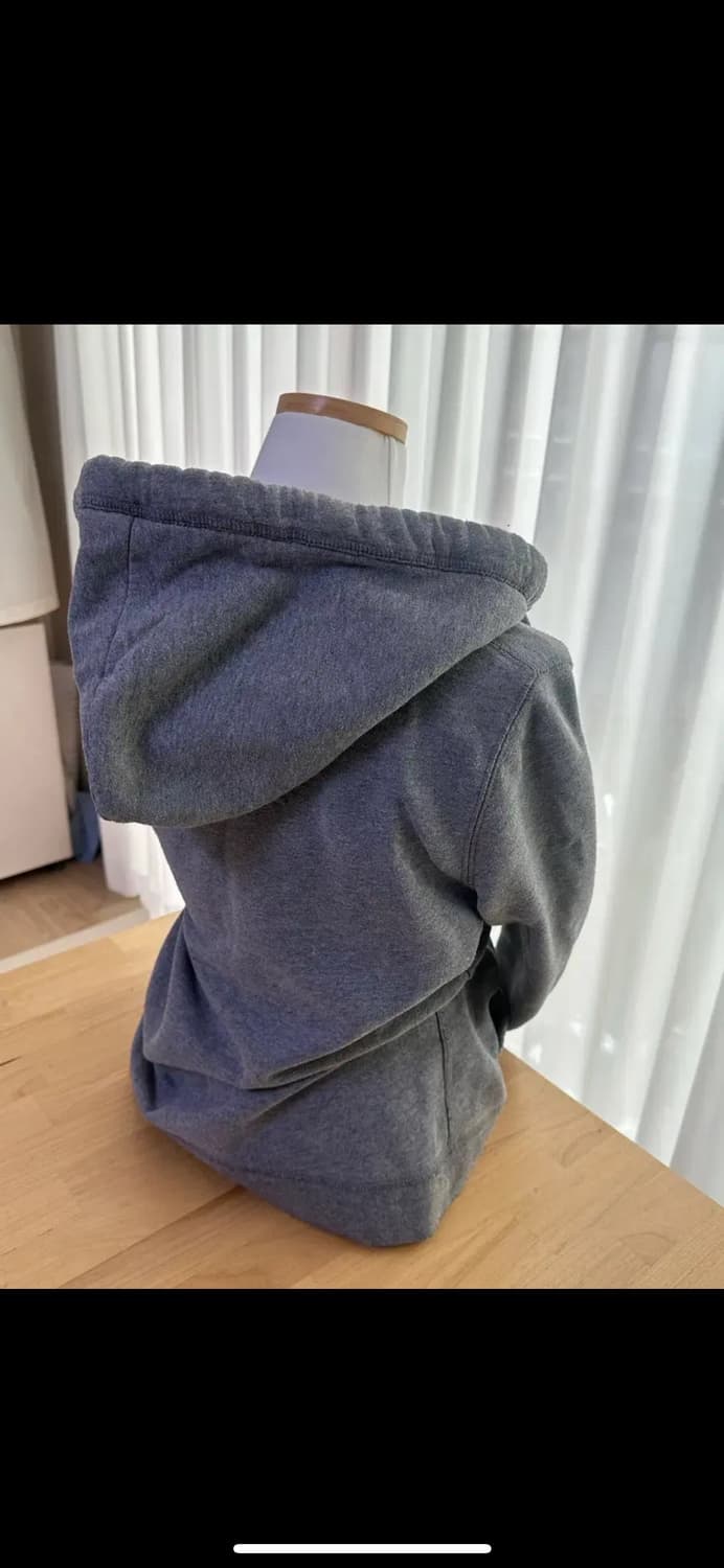 아베크롬비 글리터 후드집업 그레이 이코 솜빈티지 어항 스포티 베베 상품이미지3