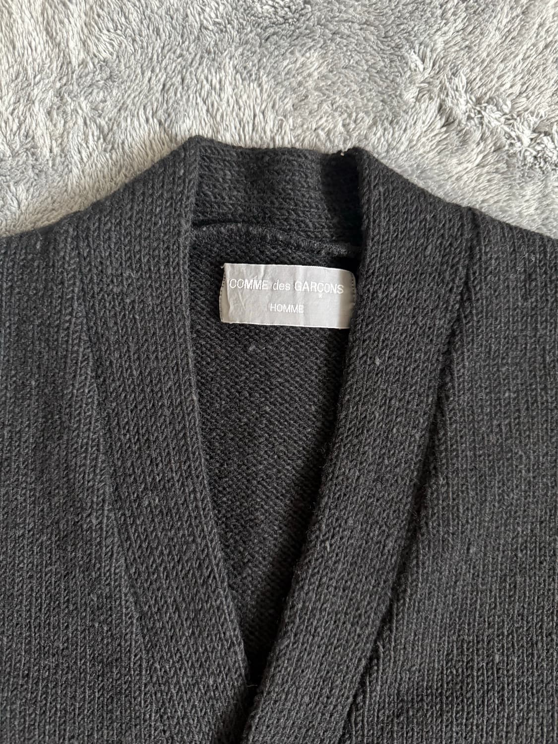 90s 꼼데가르송 옴므 울 가디건 상품이미지3