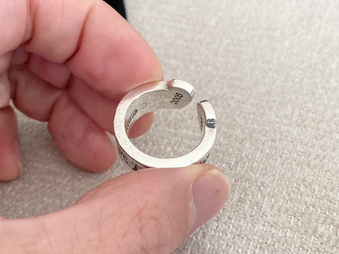 크롬하츠 스크롤 라벨링 말발굽 18호 (17~19호) 상품이미지7