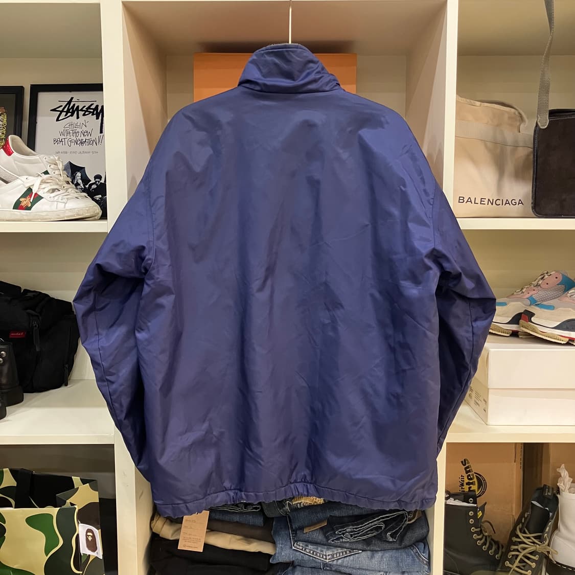 노스페이스 네이비 나일론 블루종 점퍼 L 상품이미지3