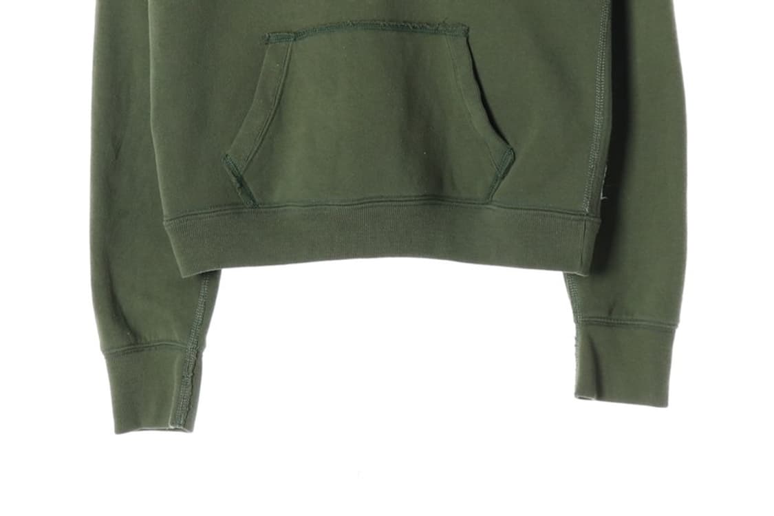 아베크롬비 NY 92 아치로고 빈티지 그린 후드티 M 상품이미지5