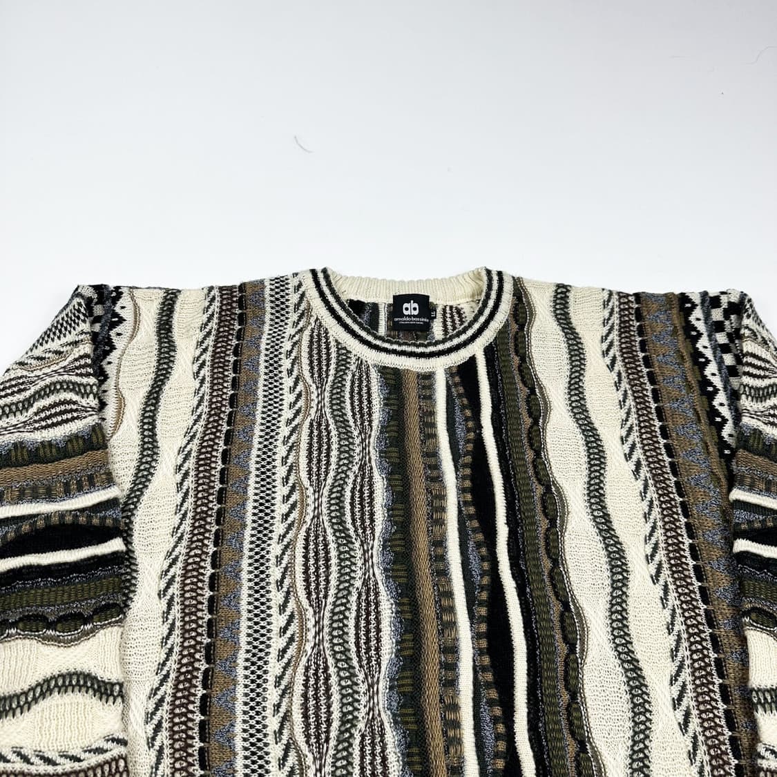 VTG 빈티지 재팬 헤비 코튼 케이블 니트 (XL) 상품이미지1