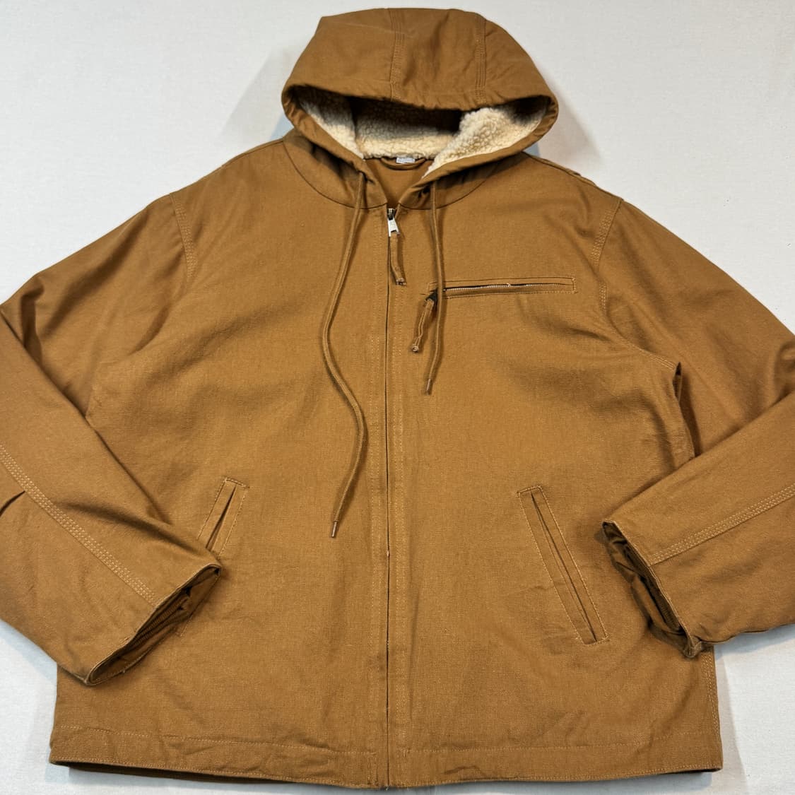 M) USA 워크웨어 덕캔버스 액티브 자켓 브라운 상품이미지2