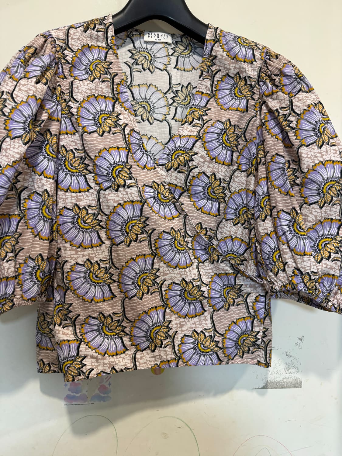 claudie pierlot 끌로디피에로 랩 블라우스 상품이미지7