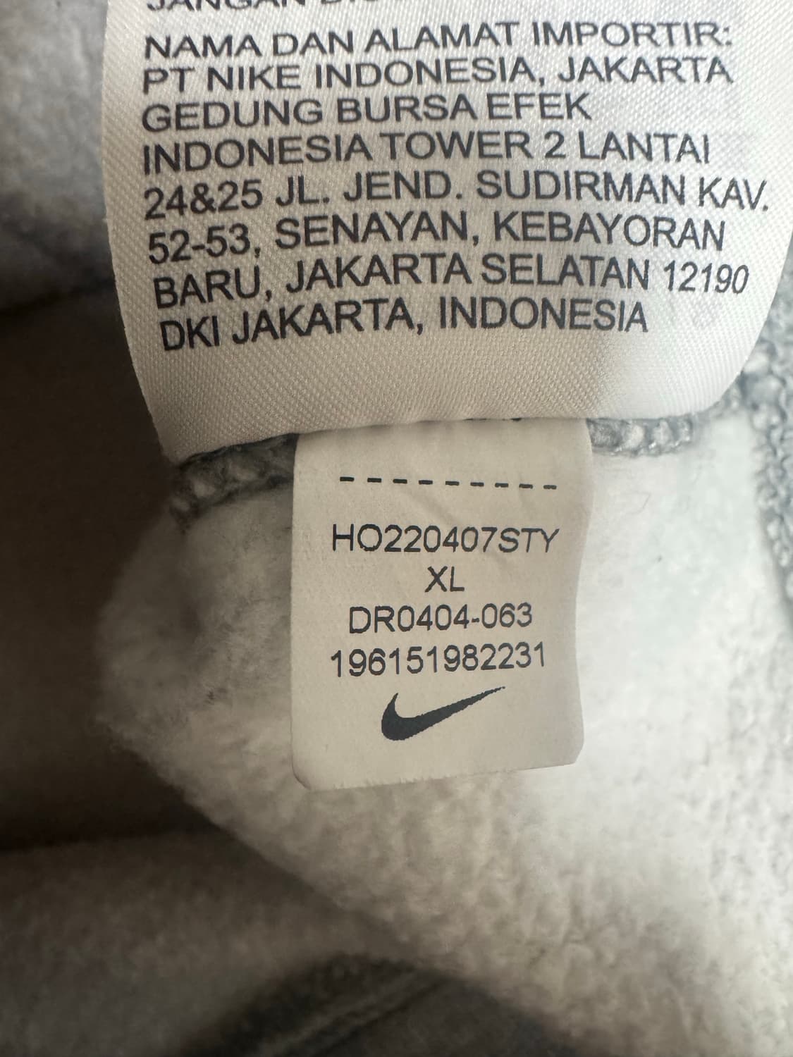 나이키NRG 솔로스우시 후드집업 그레이 XL 상품이미지5