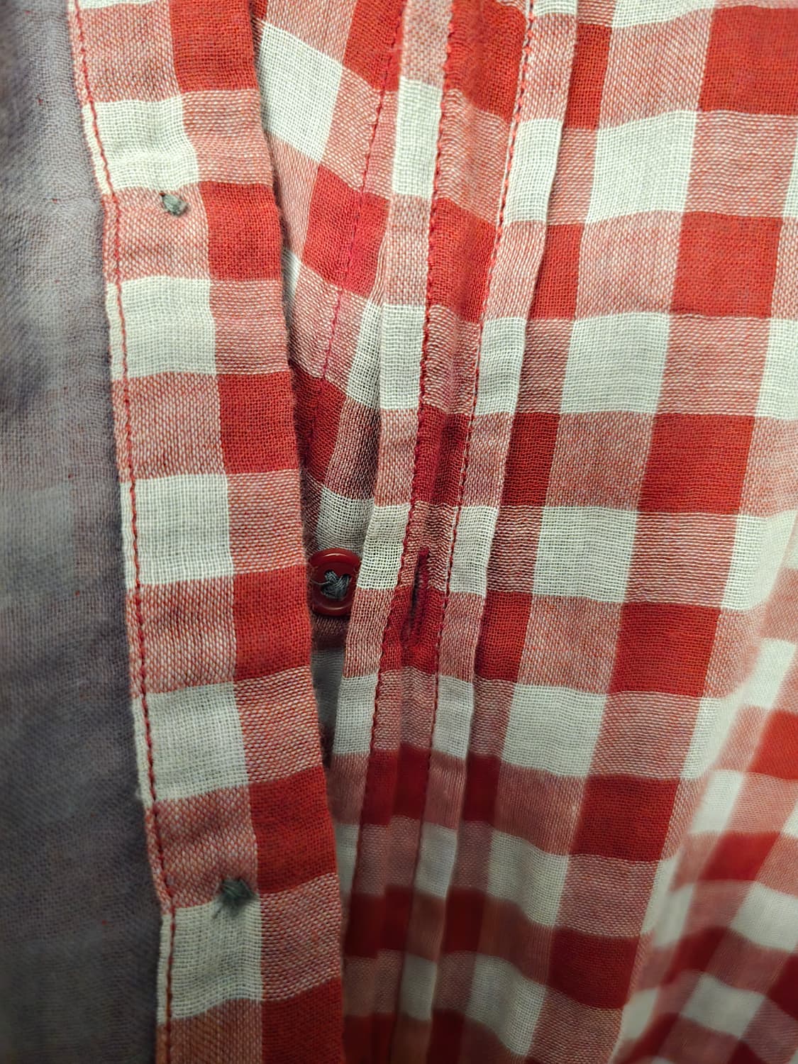 디젤 diesel 체크셔츠 s사이즈입니다. 상품이미지2