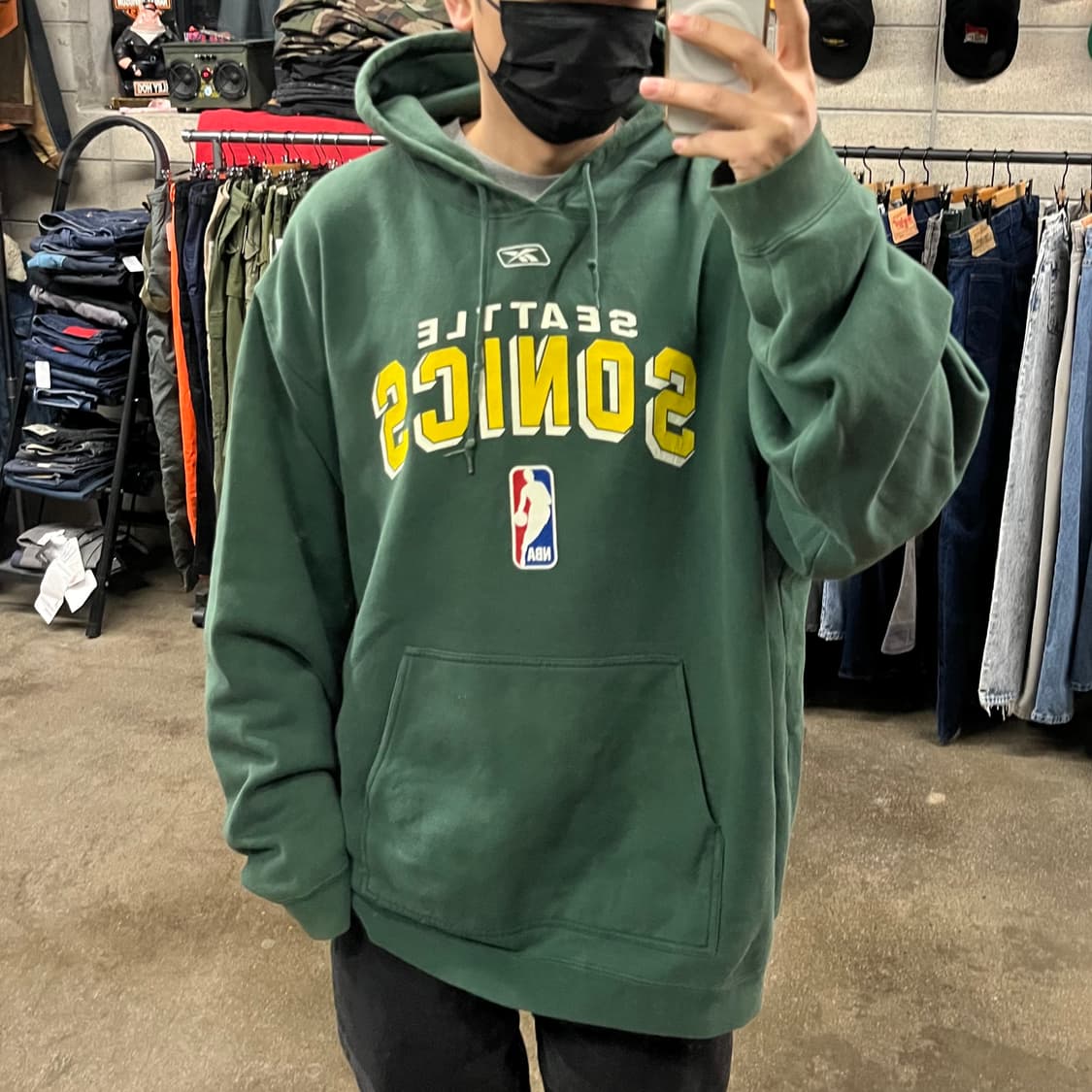 00s NBA 시애틀 슈퍼소닉스 후드티 (115) 상품이미지6