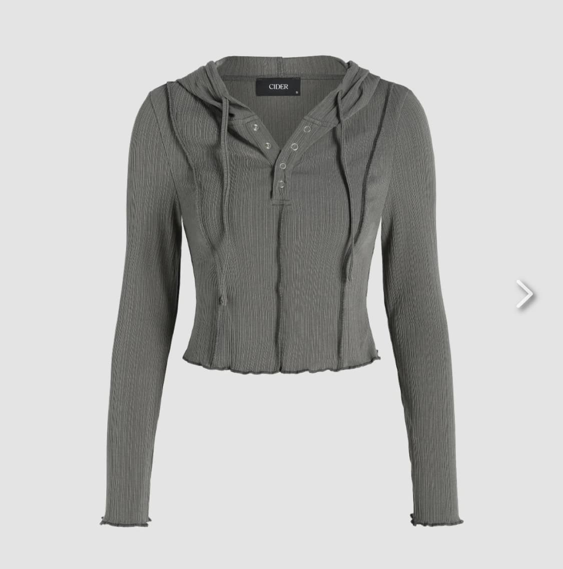 샵사이다  크롭 후드  상품이미지1