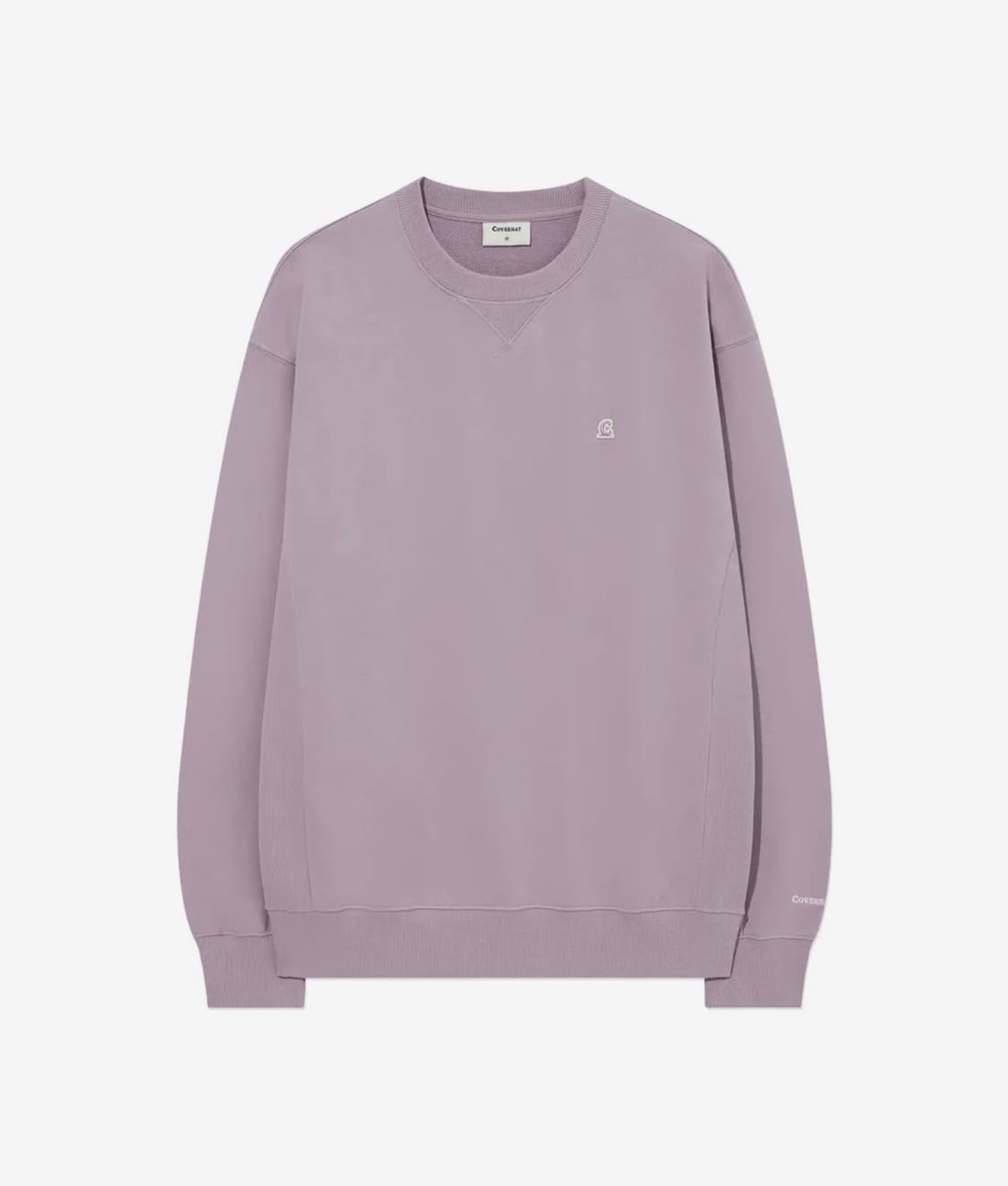 [새상품] L) 커버낫 시그니처 심볼 맨투맨 퍼플 상품이미지2