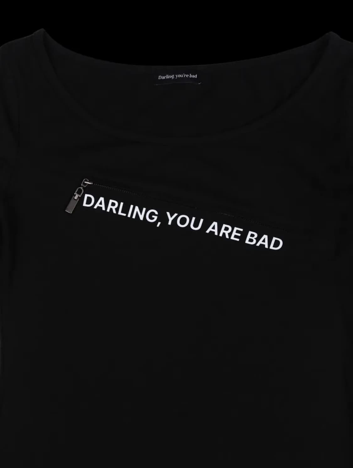 달링유어배드 UNZIPPED LOGO T-SHIRT 상품이미지2