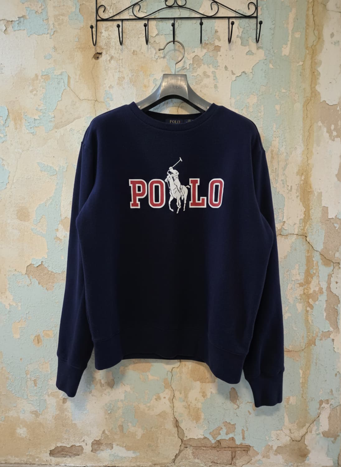 폴로 랄프로렌 빅포니 기모 맨투맨 L 상품이미지1