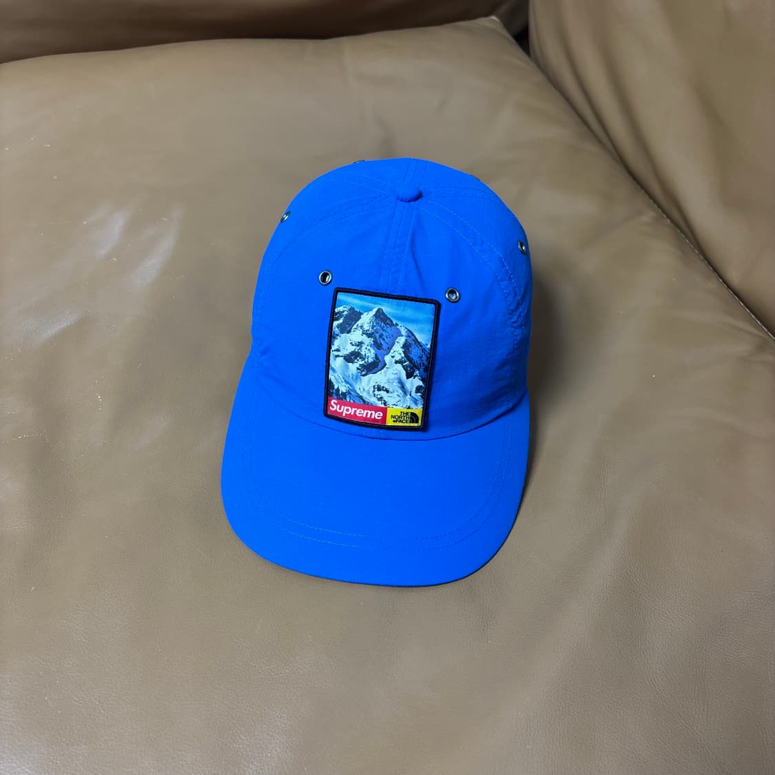슈프림 노스페이스 6패널 볼캡 모자 설산 블루 상품이미지1