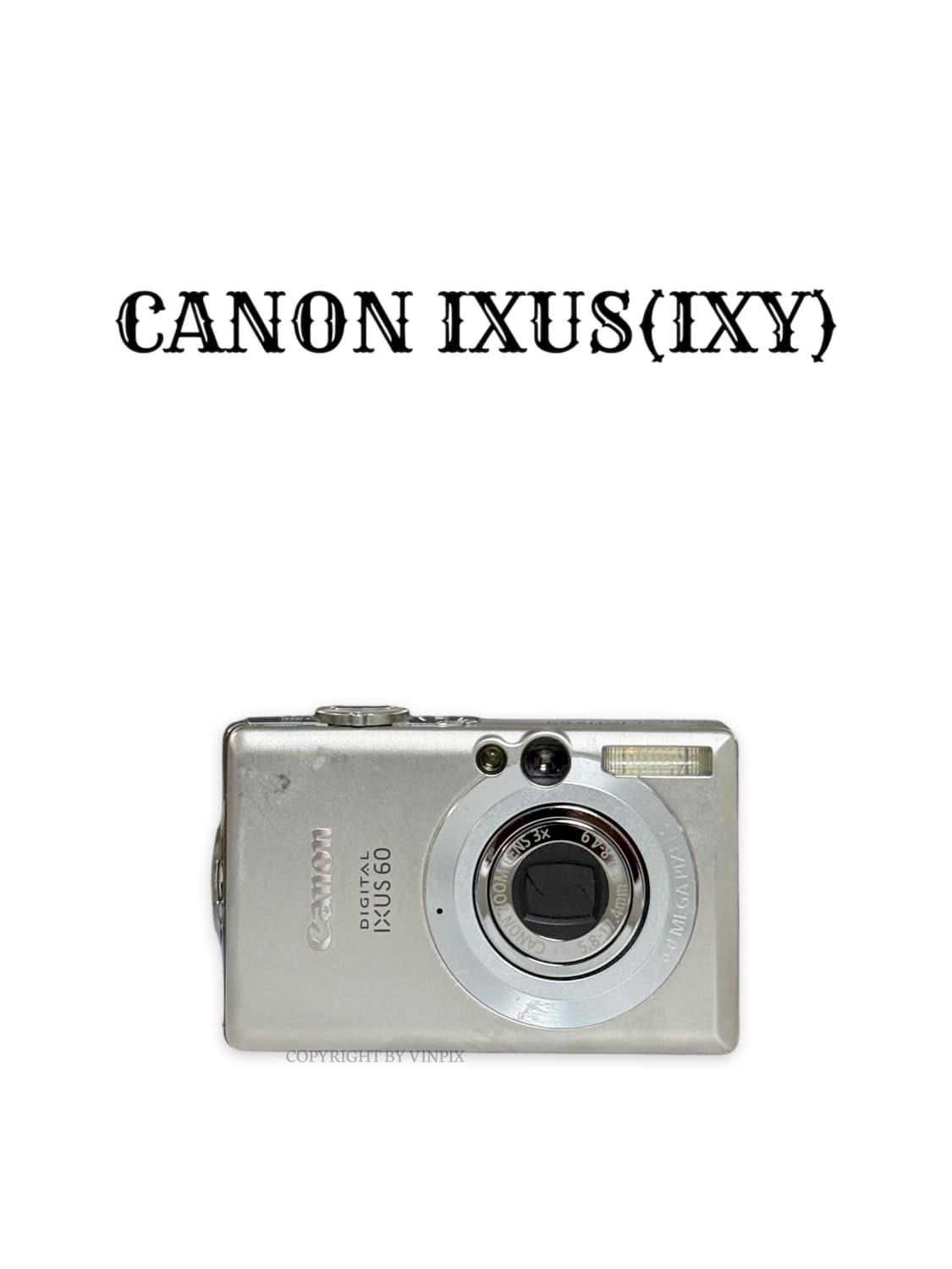 캐논 익서스 ixus 60(ixy 70) 빈티지 디지털 카메라 디카 상품이미지1