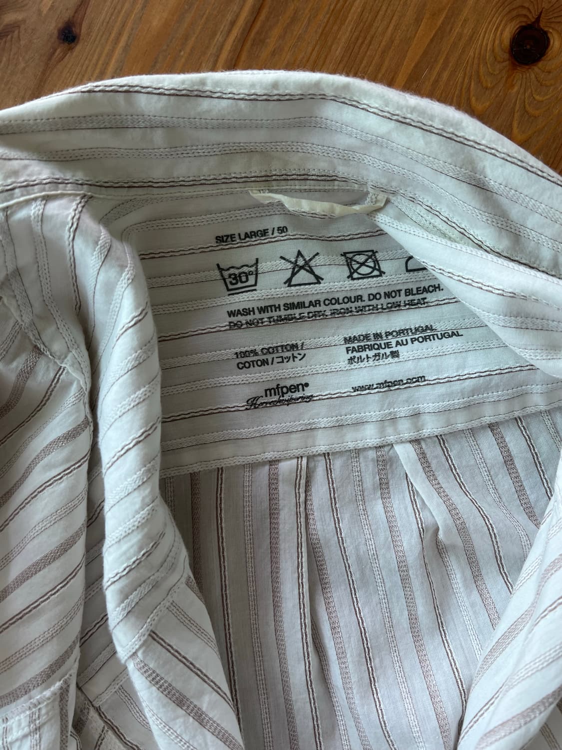 mfpen holiday shirt 셔츠 상품이미지3
