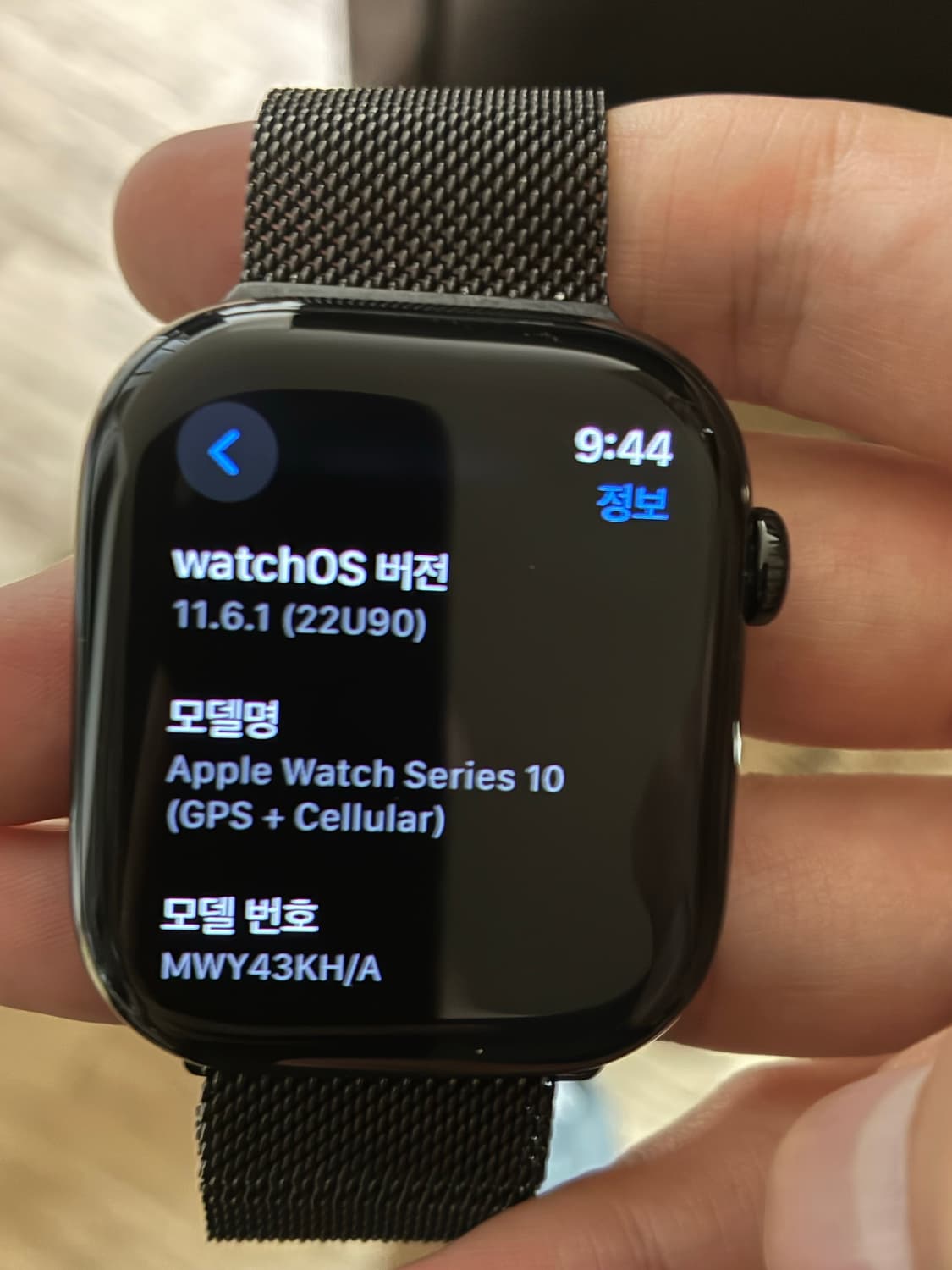 [46mm] 애플워치10 제트블랙 46mm 셀룰러 상품이미지7