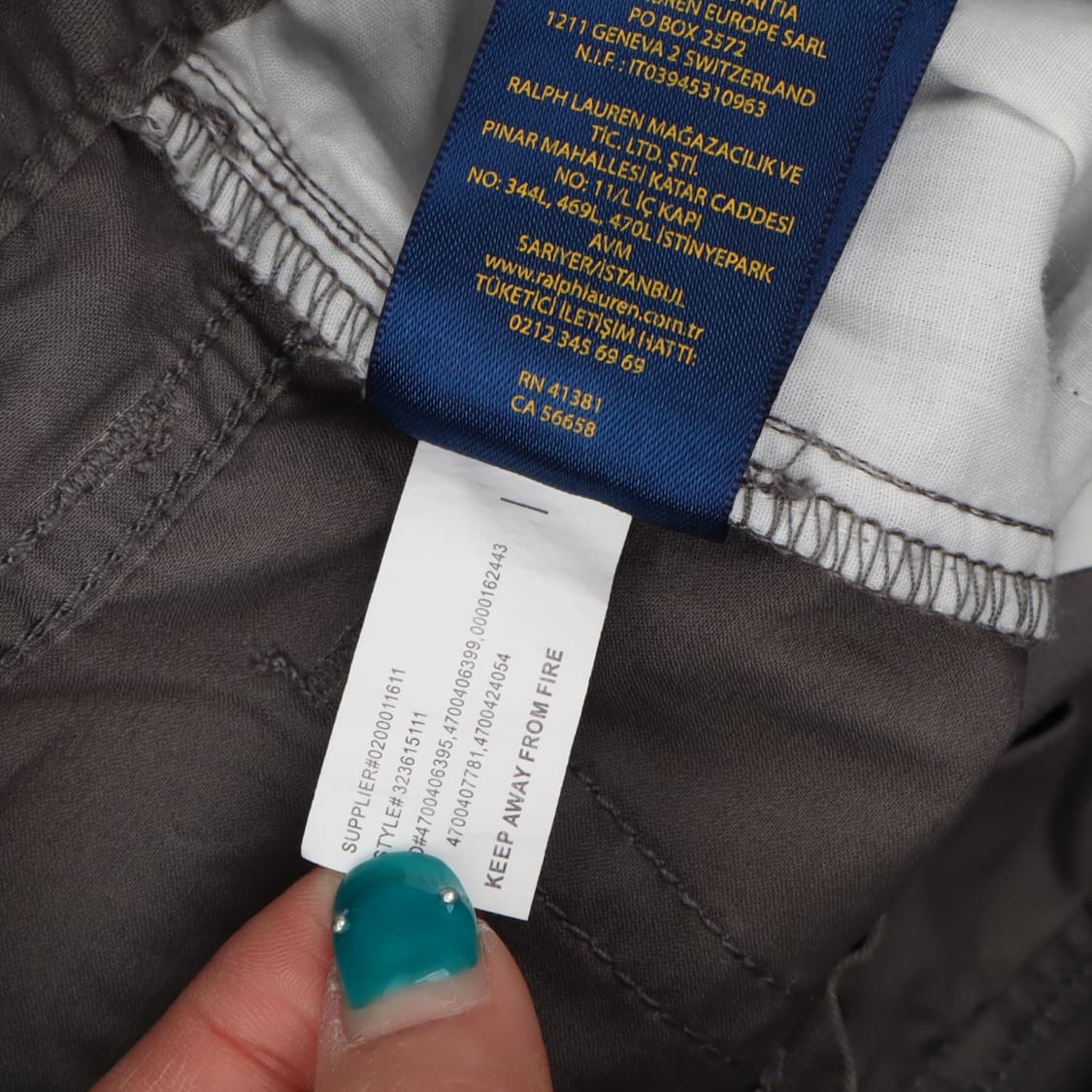 폴로 랄프로렌 그레이 워크 코튼 팬츠 상품이미지10