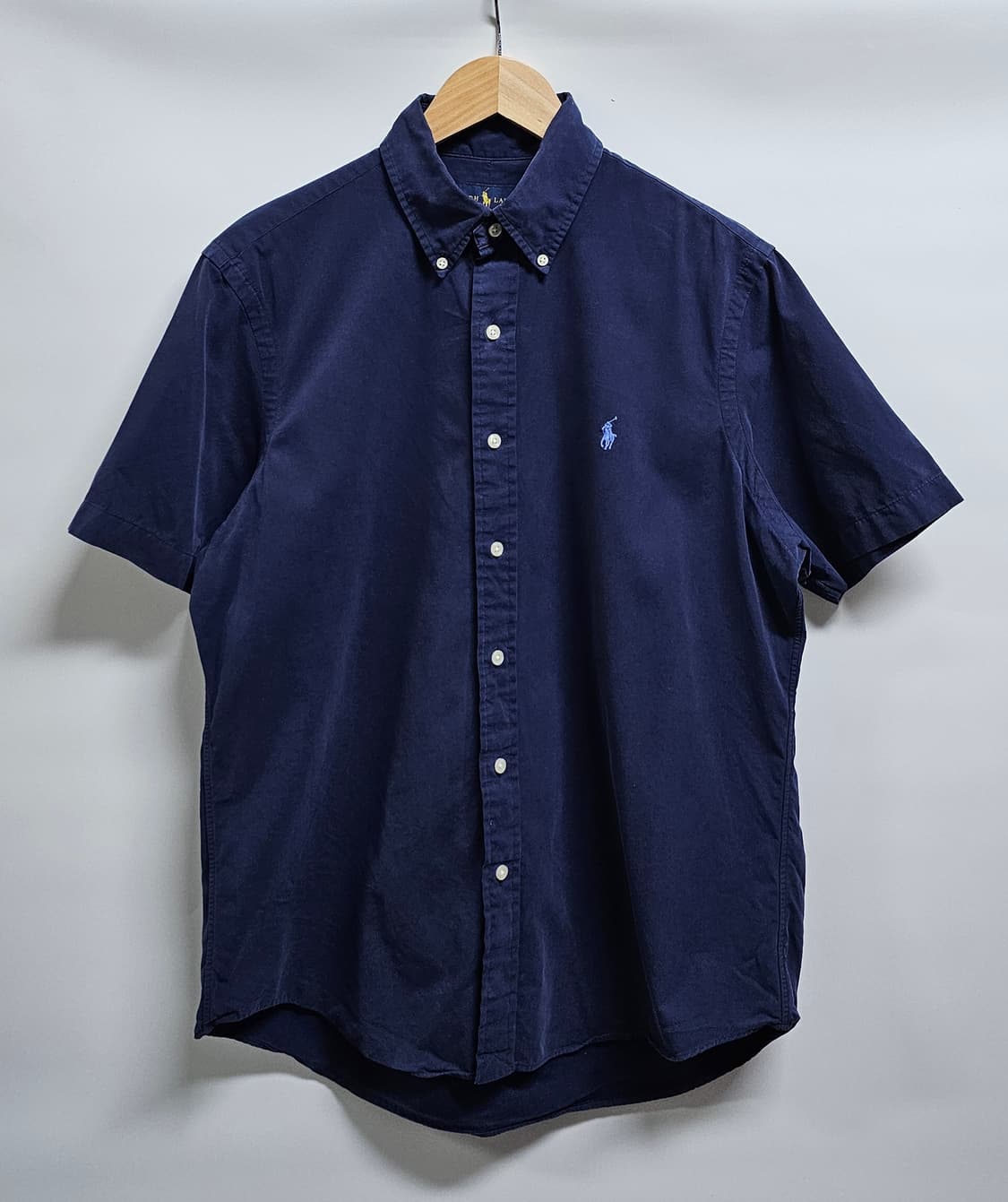 폴로 랄프로렌 네이비 반팔 셔츠 M 상품이미지1