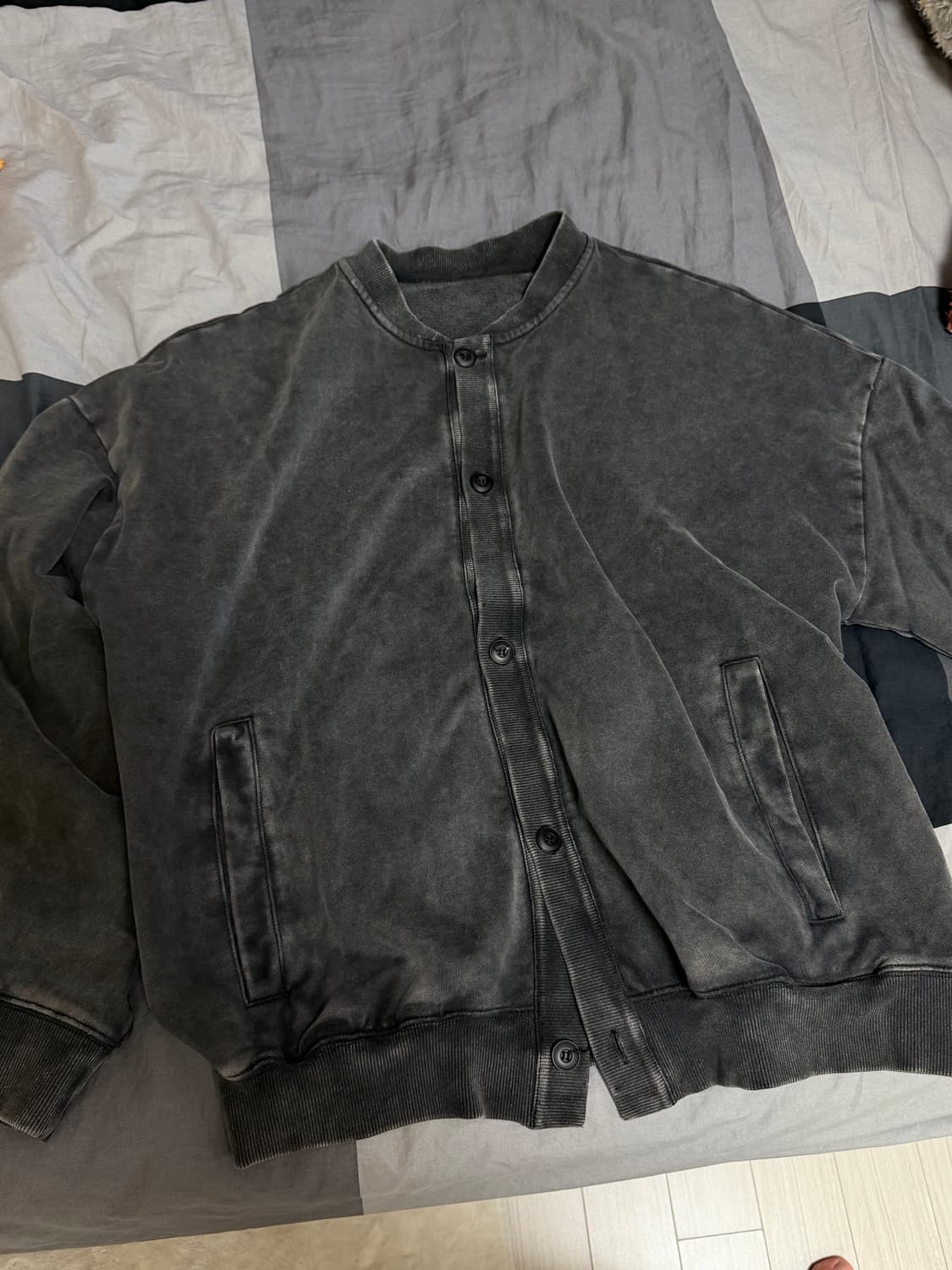 비긴 202 그레이 컬러 가디건 상품이미지1