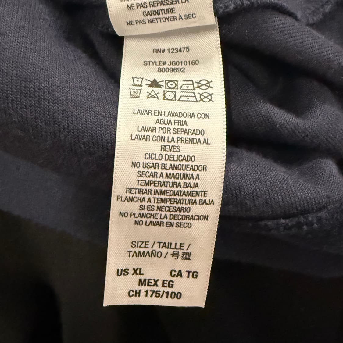 쥬시꾸뛰르 블랙 벨벳 큐빅 백로고 후드집업 상품이미지8