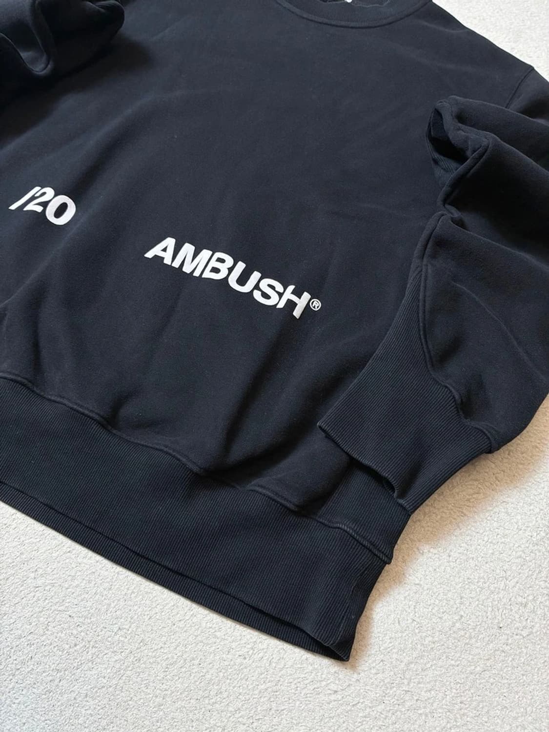 앰부쉬 AMBUSH 2020 백로고 오버 맨투맨 PN7587 상품이미지4