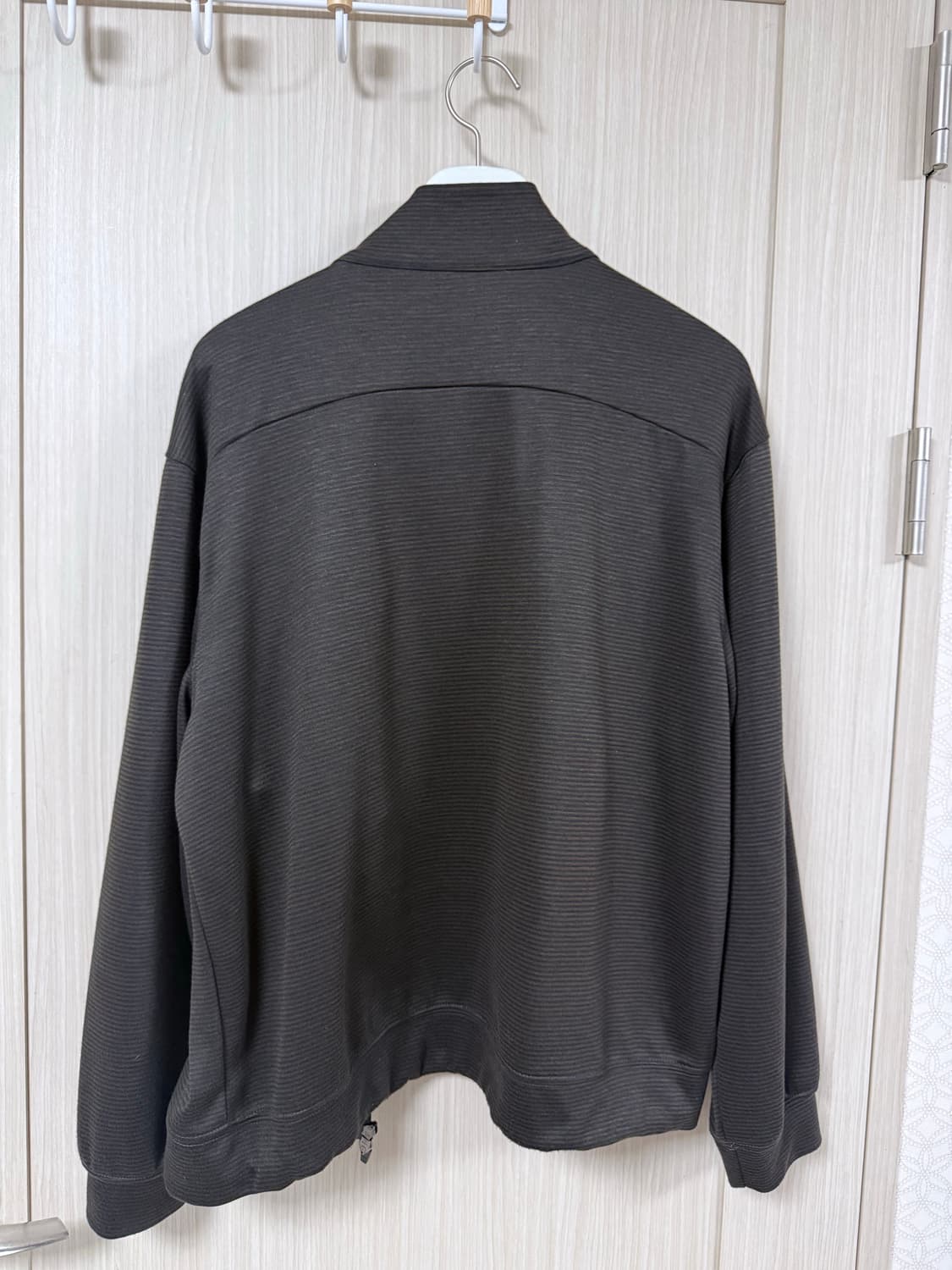 [3]폴리테루 휴먼인덱스 스트라이프 져지 블랙카키 상품이미지2