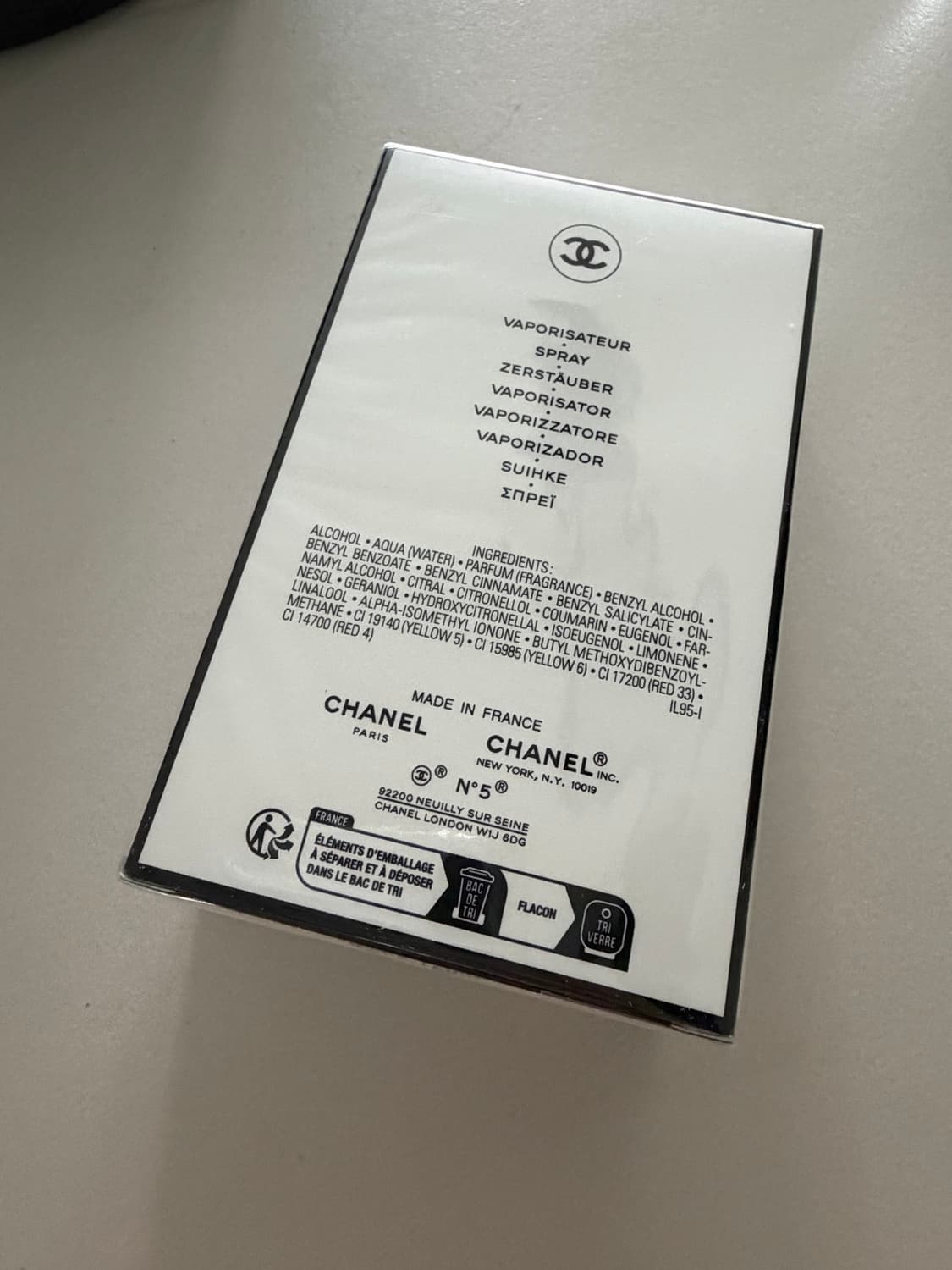 면세 정품 샤넬 넘버5 no5 오드빠르펭 100ml 상품이미지2