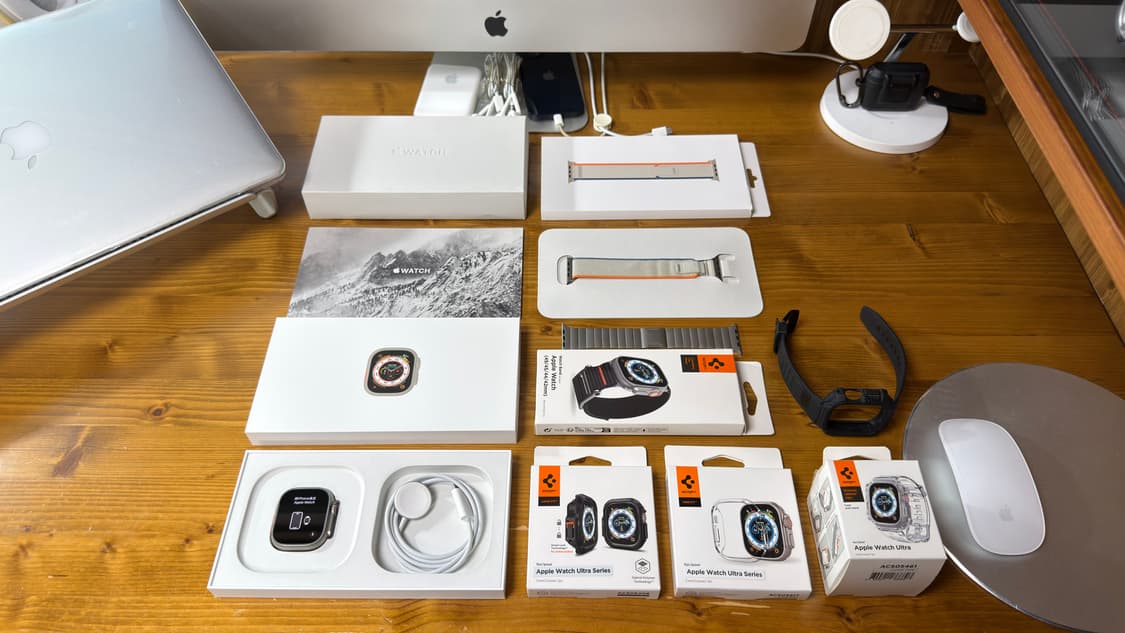 애플 - 애플워치 울트라 (내추럴 티타늄), 49mm 상품이미지1