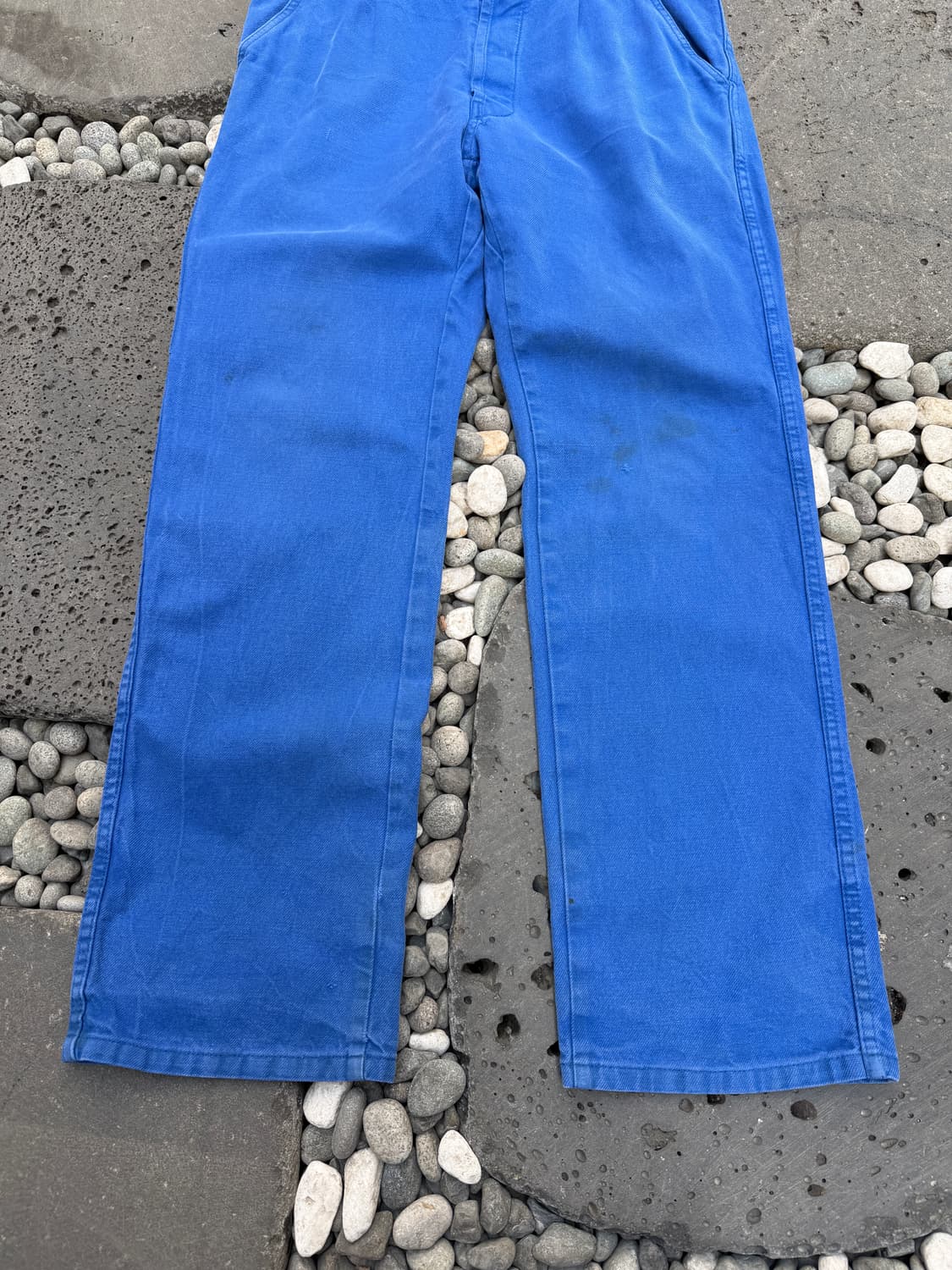 OLD VINTAGE WASHED BLUE FRENCH 프렌치 워크팬츠 상품이미지4