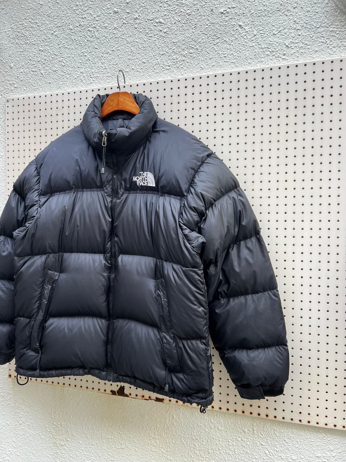 90s TNF CENTER NUPTSE 700 노스페이스 센터로고 눕시 상품이미지4