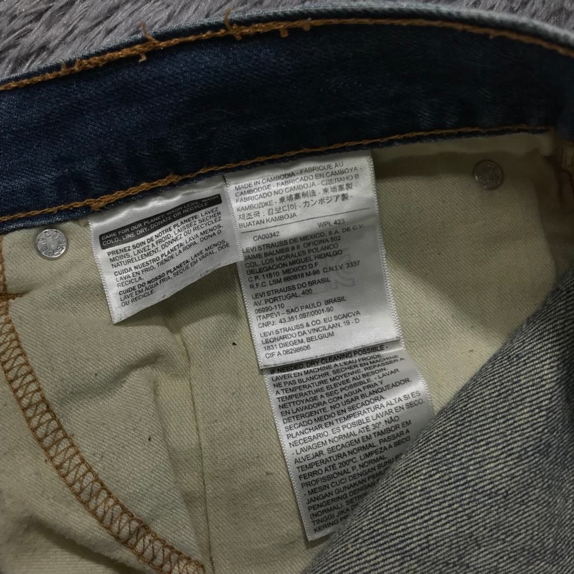 [[36] 리바이스(Levi's) 505 데님 쇼츠/반바지p276 상품이미지5