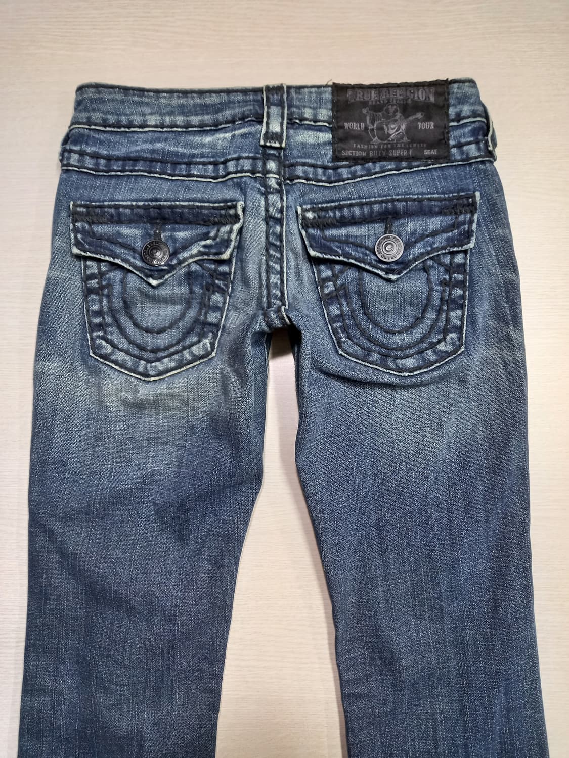 25 트루릴리젼 USA 골반 스판 약부츠컷 진청 25-290 상품이미지4