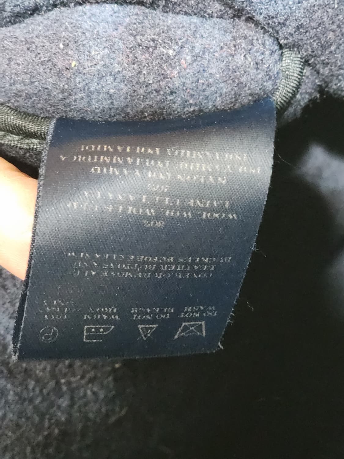 (XL) 버버리 더플코트 네이비 떡볶이코트 후드 모직코트  상품이미지6