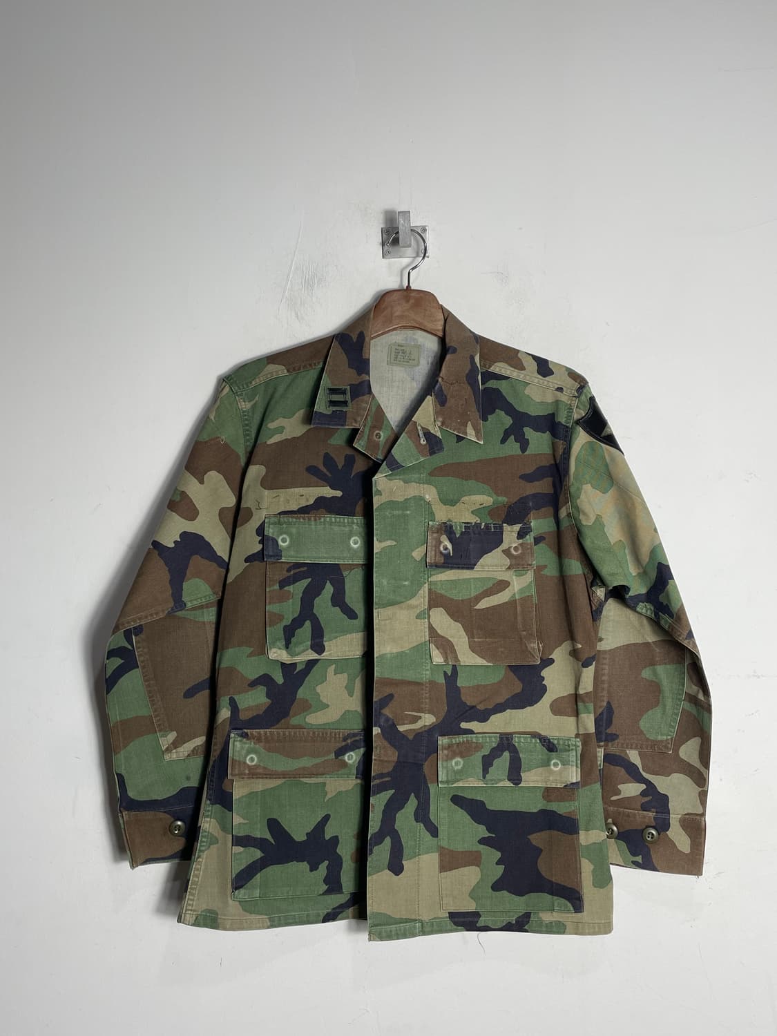 미군 오리지널 우드랜드 군복 자켓 S/S 상품이미지1