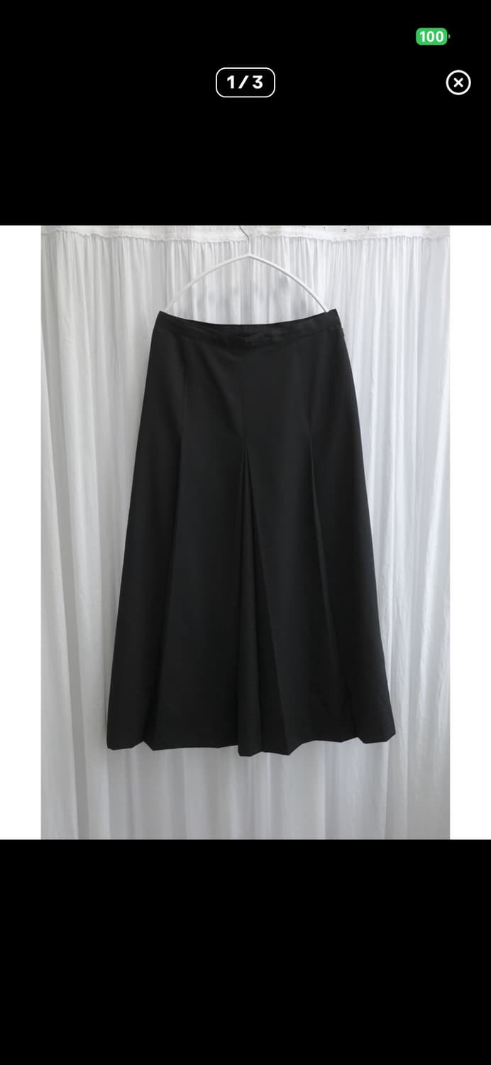 소금빈티지 핀턱 롱스커트 상품이미지1