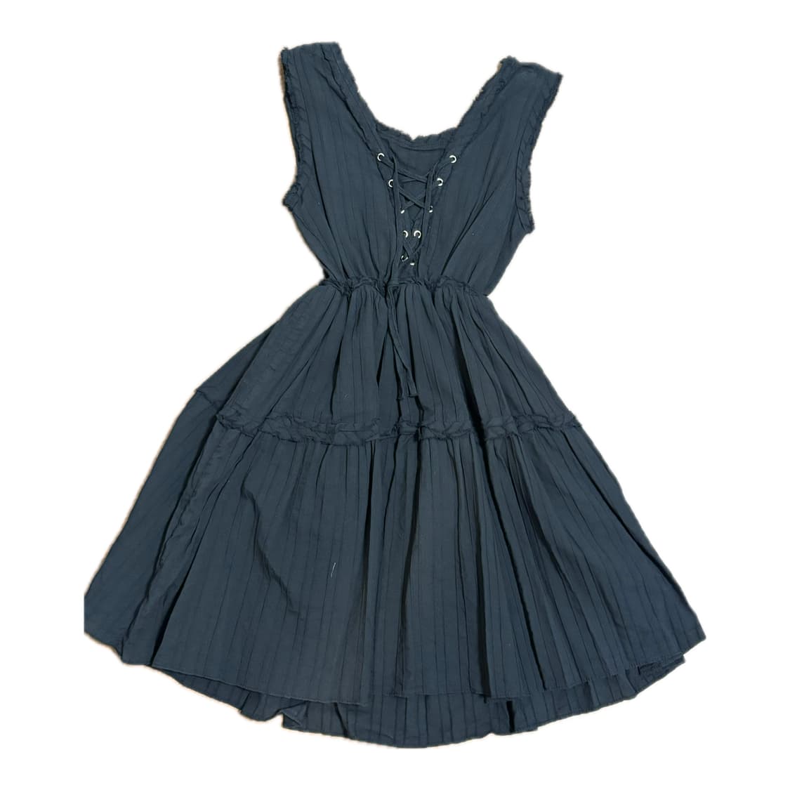 블랙 프릴 원피스 상품이미지1